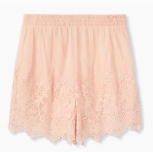 torrid pull on stretch mesh shorts